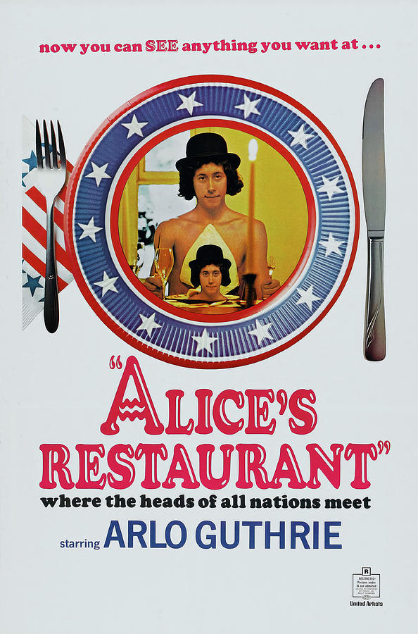 ALICES RESTAURANT -1969-, directed by ARTHUR PENN. Photograph by Album