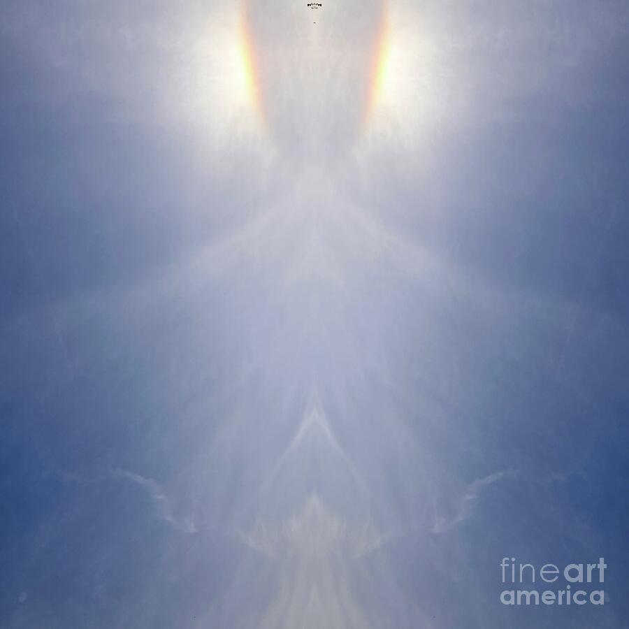 Symmetrical Photograph - Alien angel  by Holy Hands