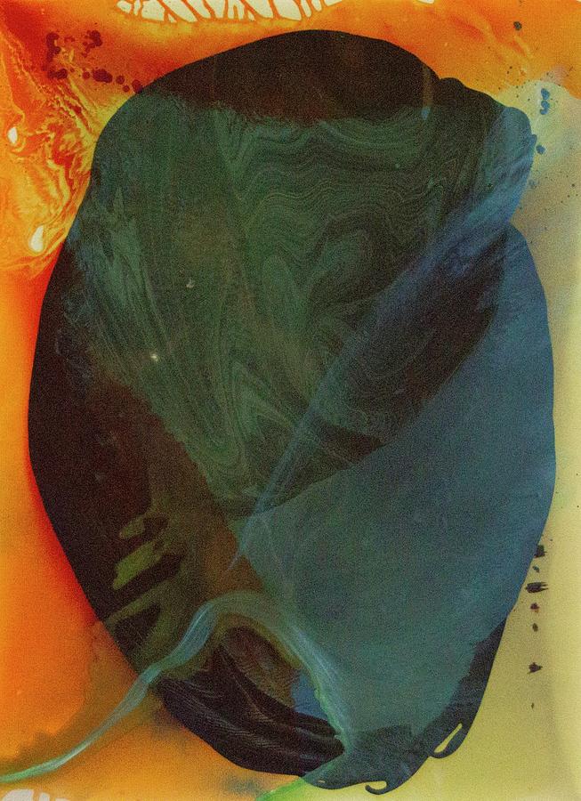 Alien Fetus Painting by Eva Amsellem