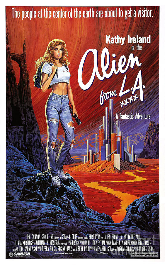 Alien from L.A., 1988 Mixed Media by Movie World Posters