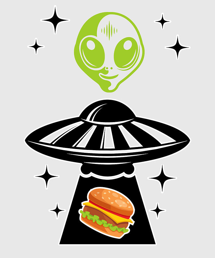 Multicolor 18x18 Random Galaxy UFO Burger Cheeseburger Abduction Funny Throw Pillow Multicolor 18x18 Random Galaxy UFO Burger Cheeseburger Abduction Funny Throw Pillow