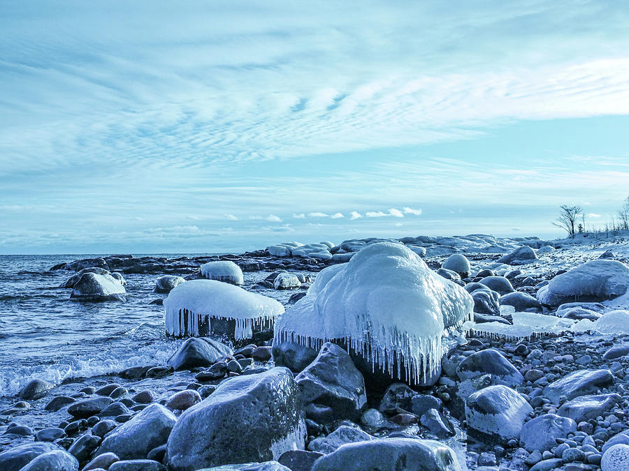 Alien Ice Forms Photograph by Caleb Overly - Fine Art America