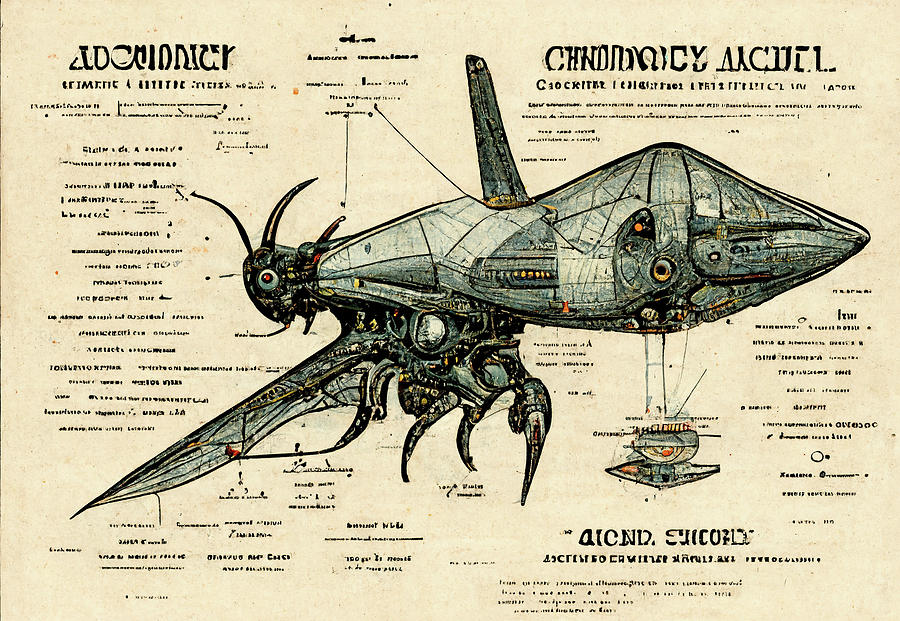 Alien Insect #1 Digital Art by Nickleen Mosher