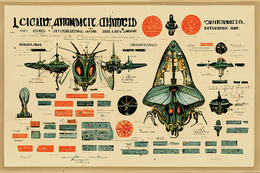 Alien Insects #4 Digital Art by Nickleen Mosher Alien Insects #4 Digital Art by Nickleen Mosher