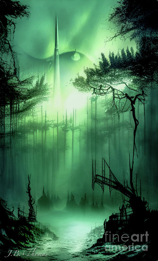 Alien Place 1 Digital Art by JB Thomas
