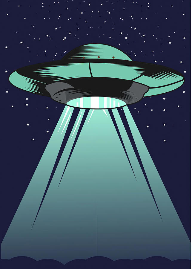 Alien Uvo Airplane Poster Design Digital Art by Towery Hill - Fine Art ...