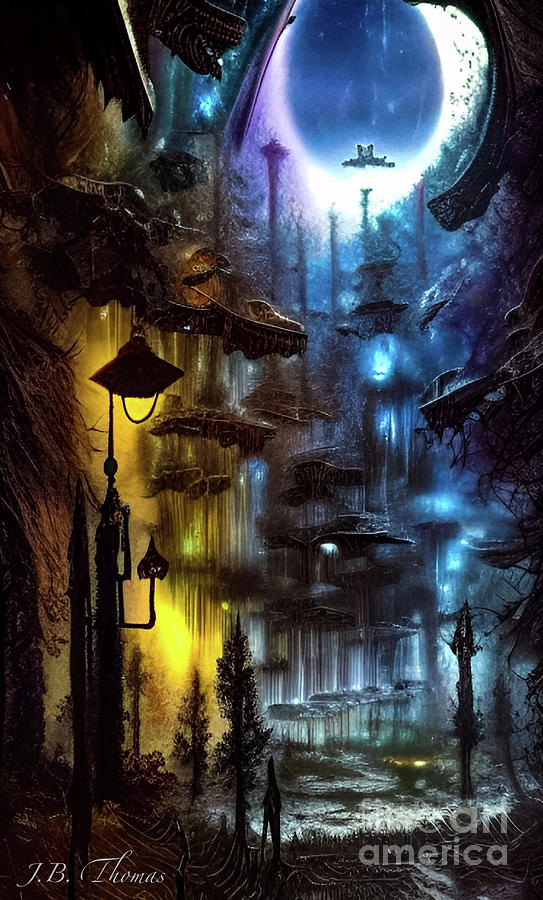 Alien World 3 Digital Art by JB Thomas