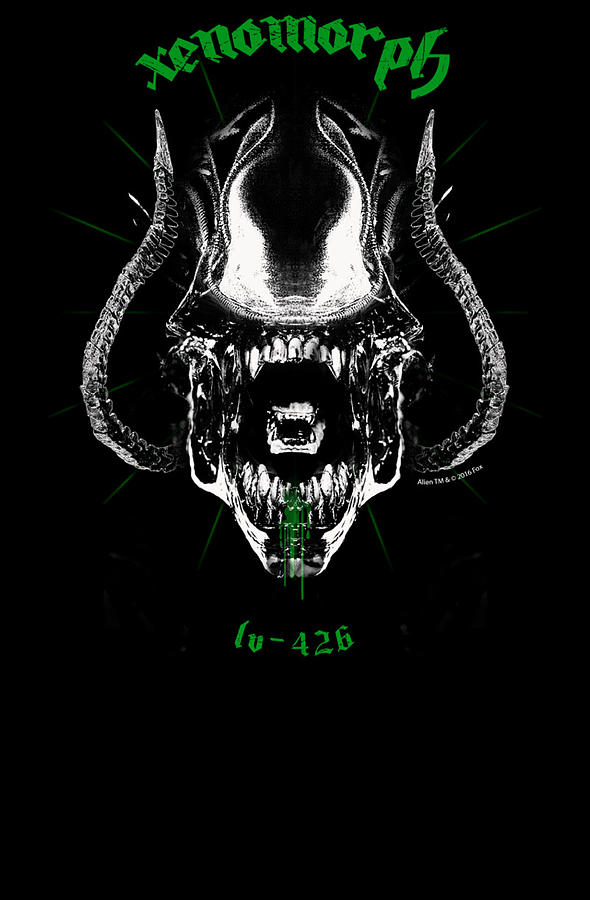 Alien Xenomorph Digital Art by Solly Seth - Pixels