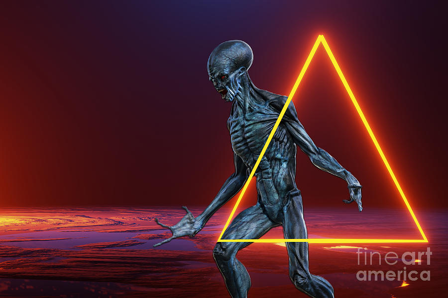 Aliens are coming  Digital Art by Carlos V