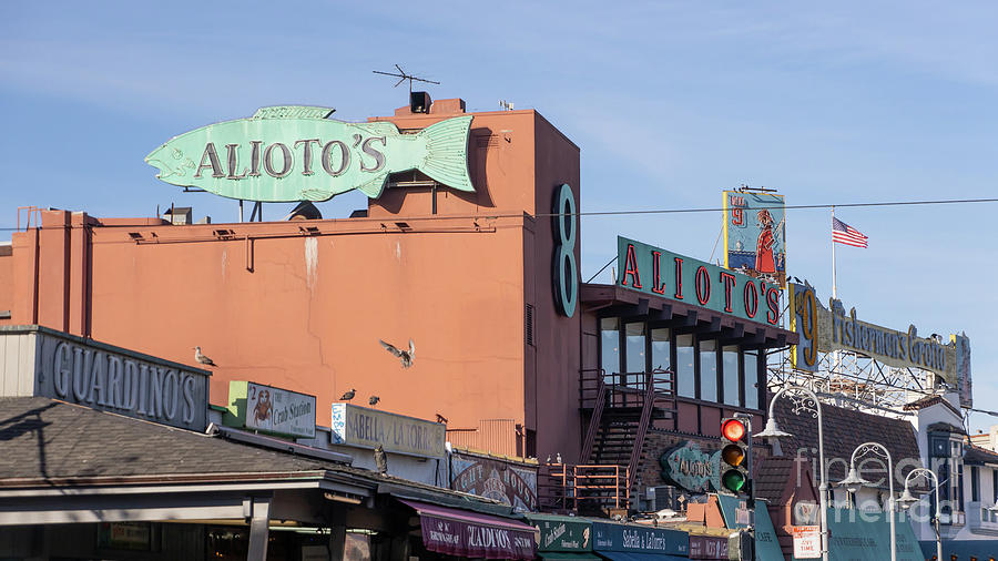 Aliotos Restaurant Fishermans Wharf San Francisco California R1800 Photograph by Wingsdomain Art and Photography