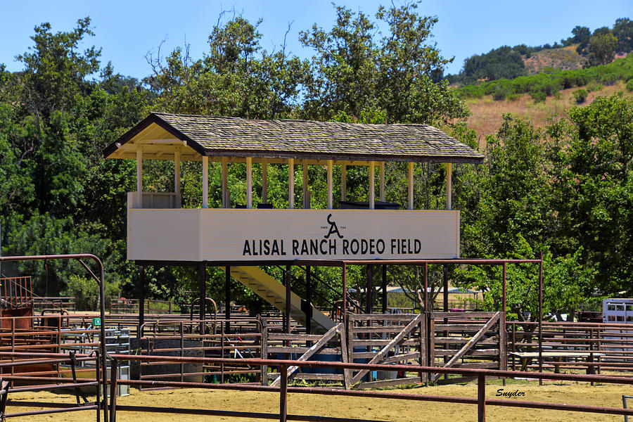 Alisal Ranch Rodeo Field Solvang California Photograph by Floyd Snyder