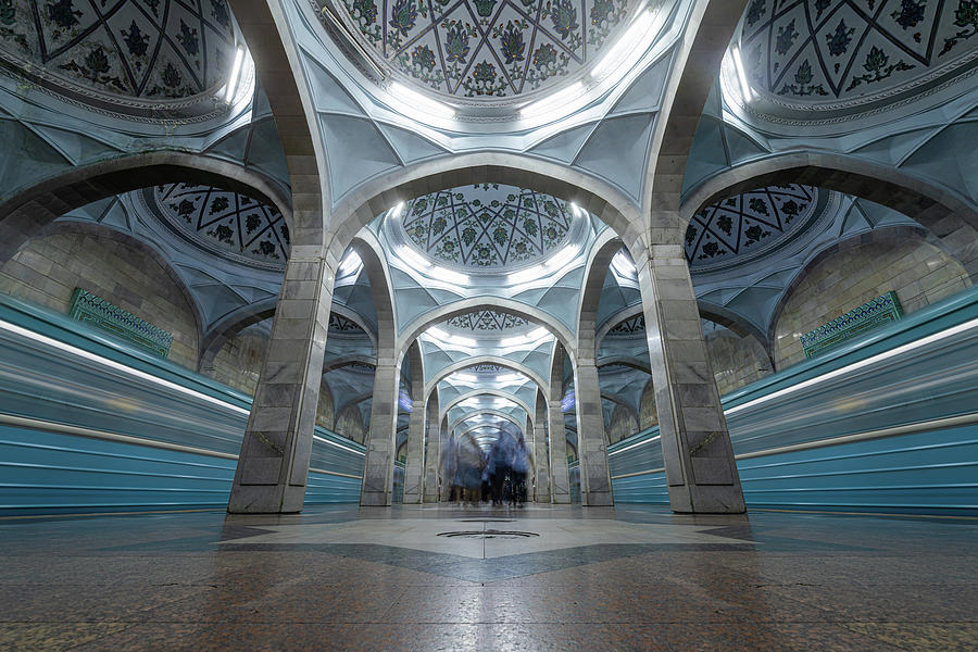 Alisher Navoi Metro Station Photograph by Niels Melander - Pixels