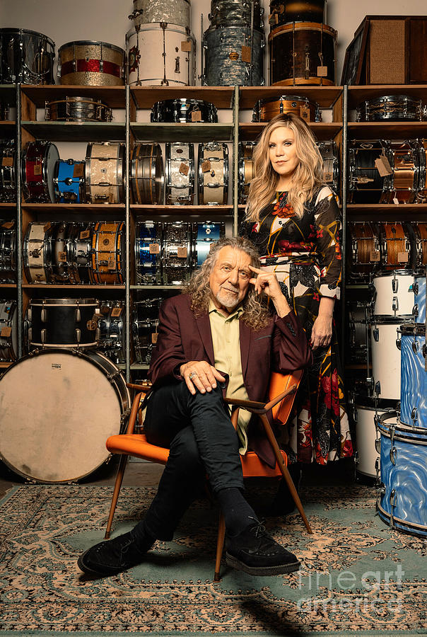 Robert Plant Photograph - Alison Krauss with Robert Plant by Diane Hocker