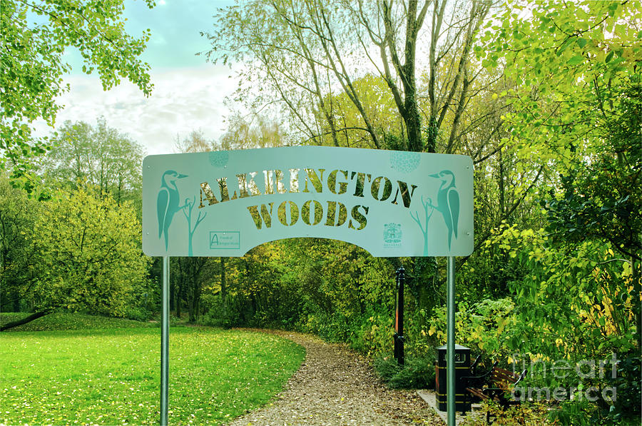 Alkington Woods sign  Photograph by Pics By Tony