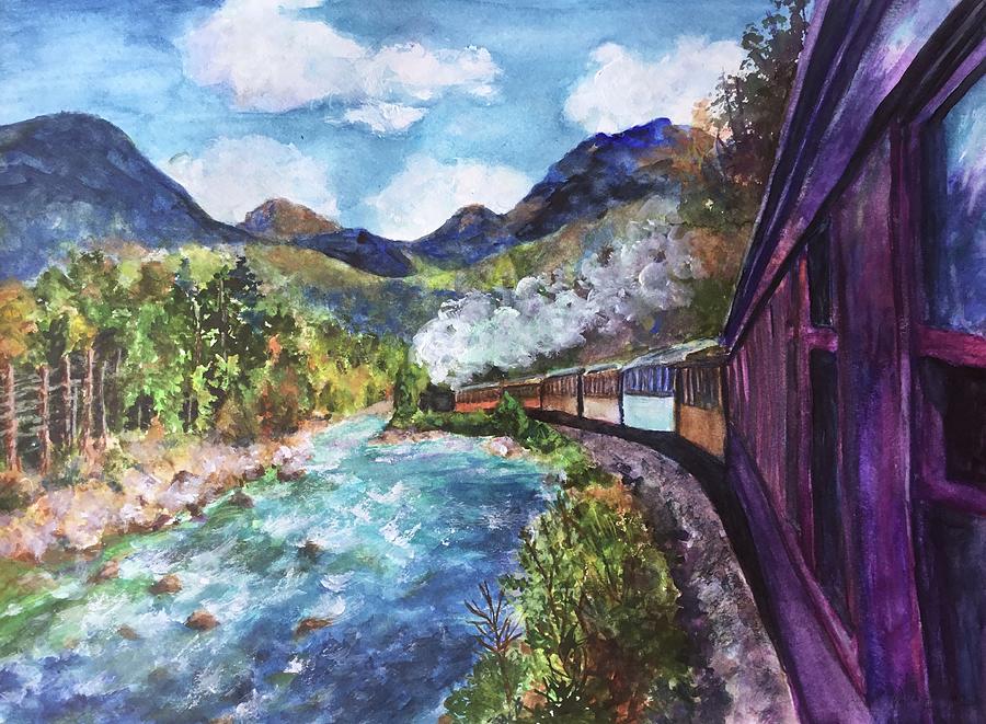 All Aboard Painting by Cheryl Wallace