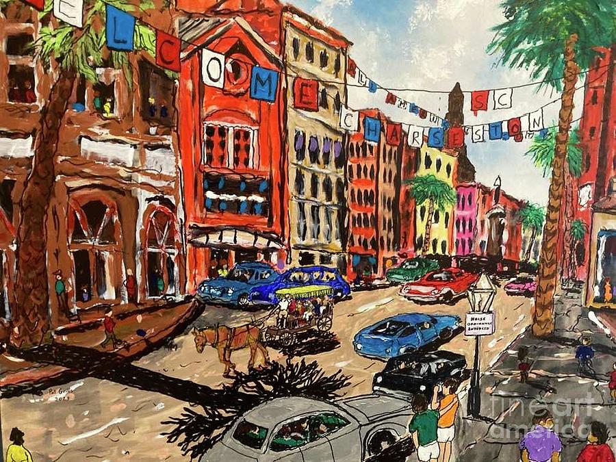 All American City Charleston Painting by Patrick Grills