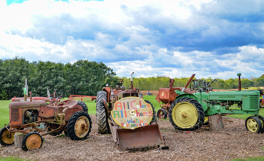 ALL Colors Tractors Photograph by Michelle Wittensoldner