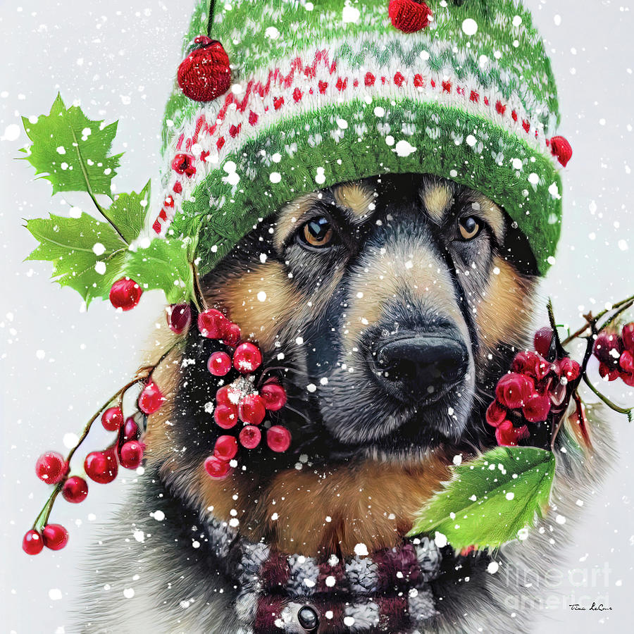 All Dressed For Winter Painting by Tina LeCour