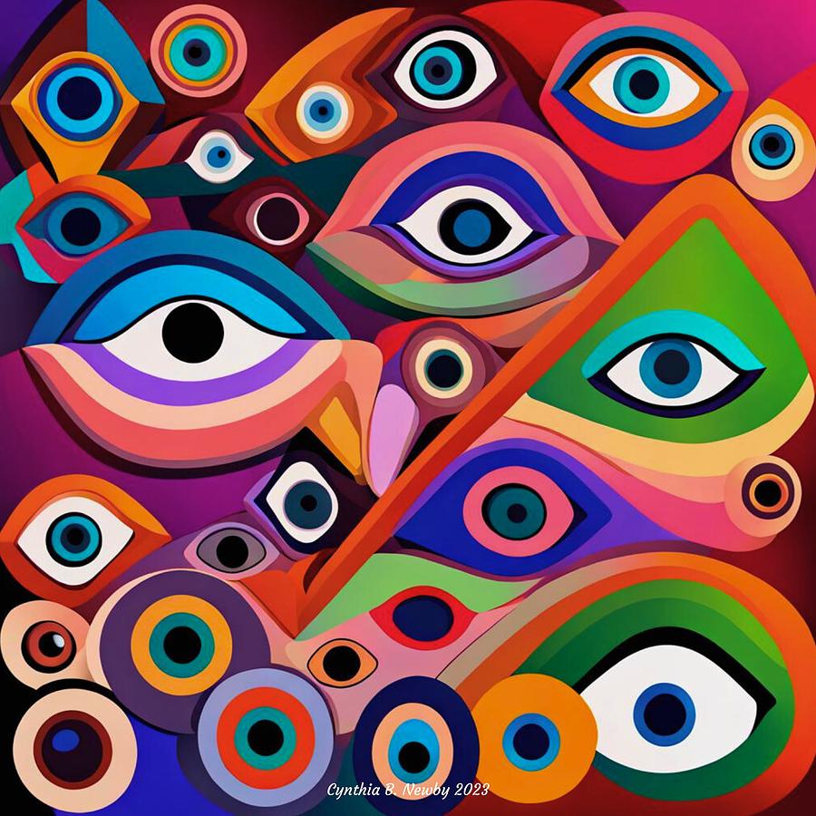 All Eyes Are On You 20231225 Digital Art by Cindys Creative Corner
