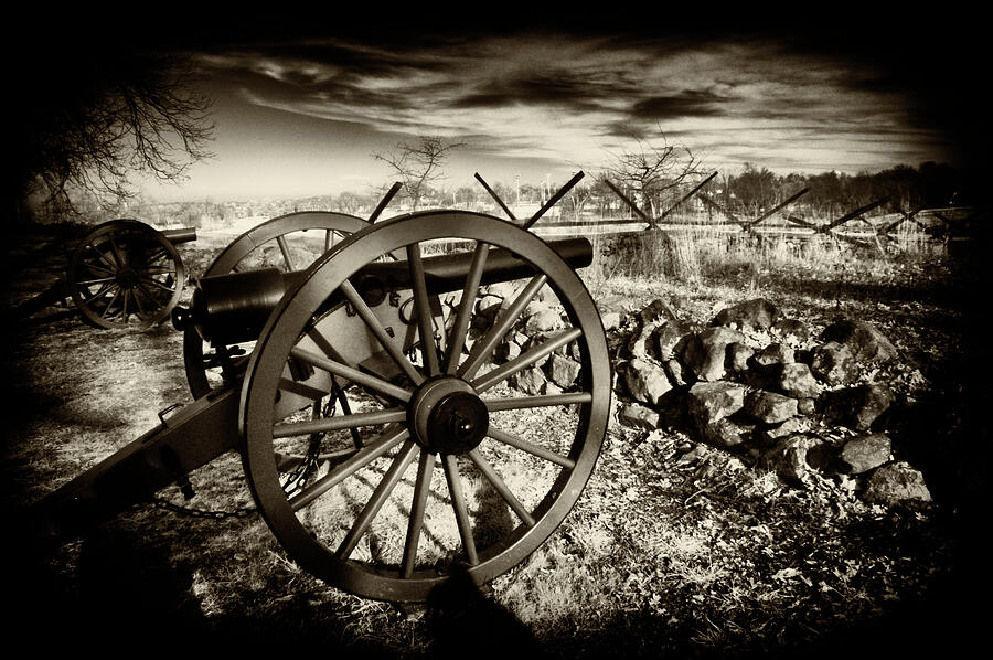 Gettysburg National Park Photograph - All Guns Ready for Battle by Paul W Faust - Impressions of Light