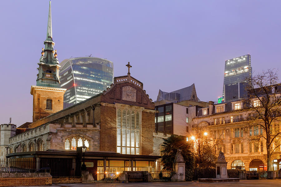 All Hallows By The Tower in The City Of London, England Photograph by Ianni Dimitrov