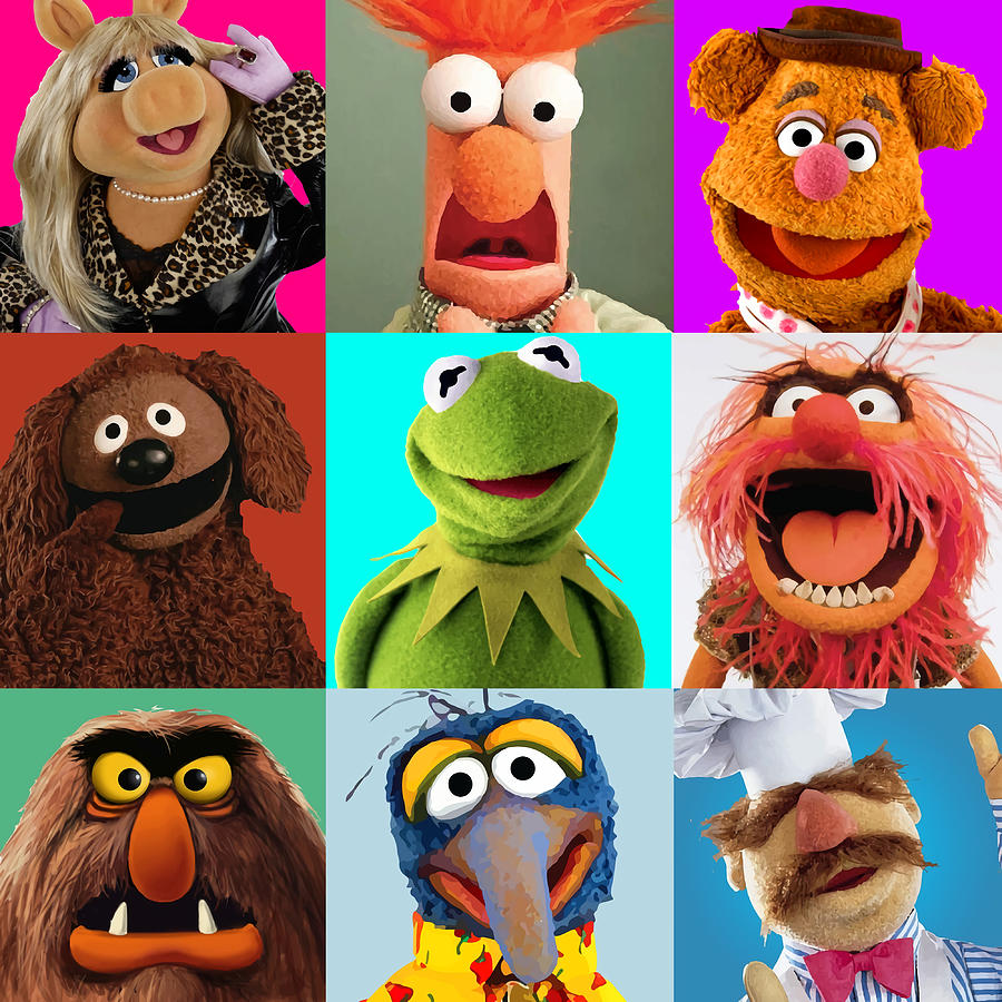 All In One Muppets Poster retro Painting by Tim Harvey - Fine Art America