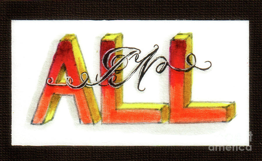 All In Mixed Media by Scarlett Royale
