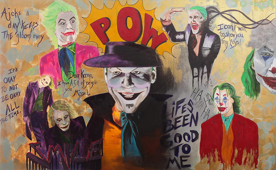 All My Jokers Painting By Latisha Shepard