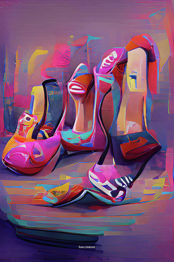 All Night Long Party Shoes Digital Art