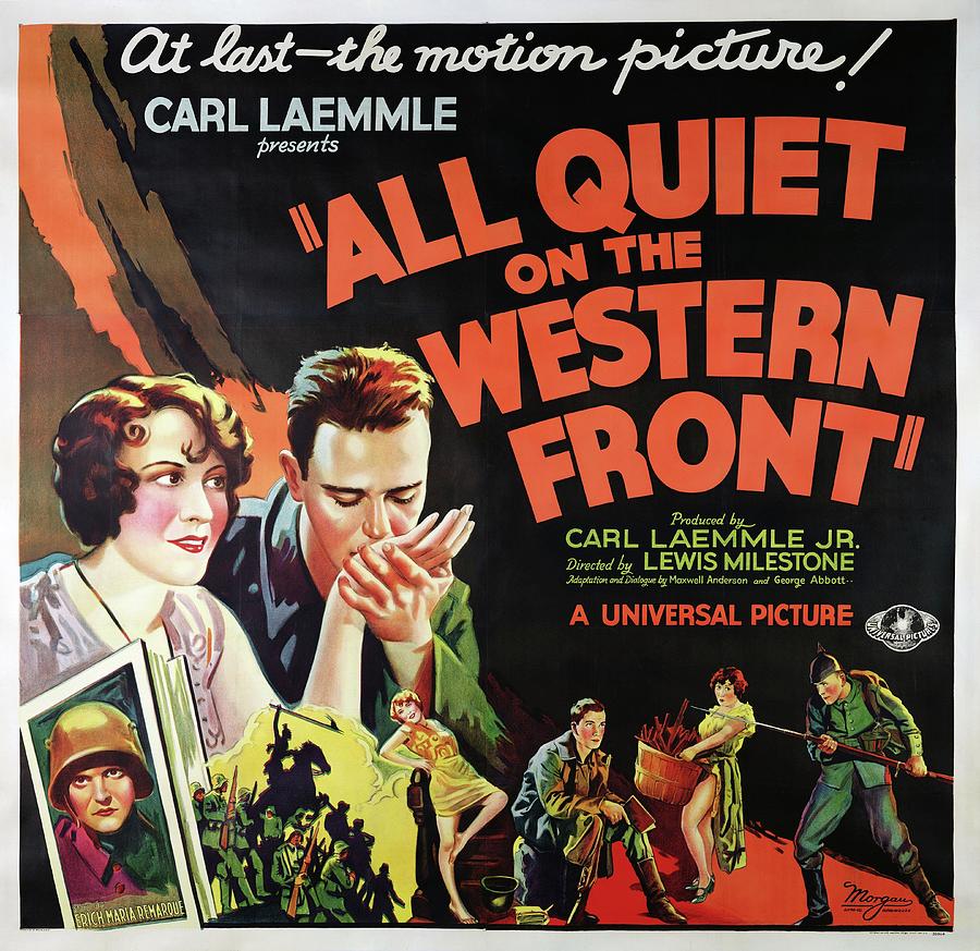 ALL QUIET ON THE WESTERN FRONT -1930-, directed by LEWIS MILESTONE. Photograph by Album