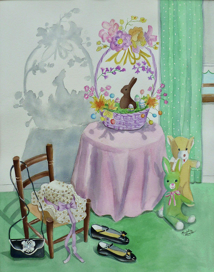 All Ready for Easter Painting by Madeline Lovallo