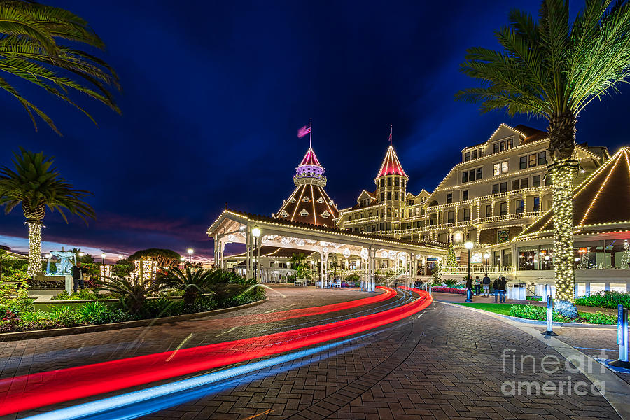 All Roads lead to Christmas at the Hotel del Coronado Photograph by Sam Antonio