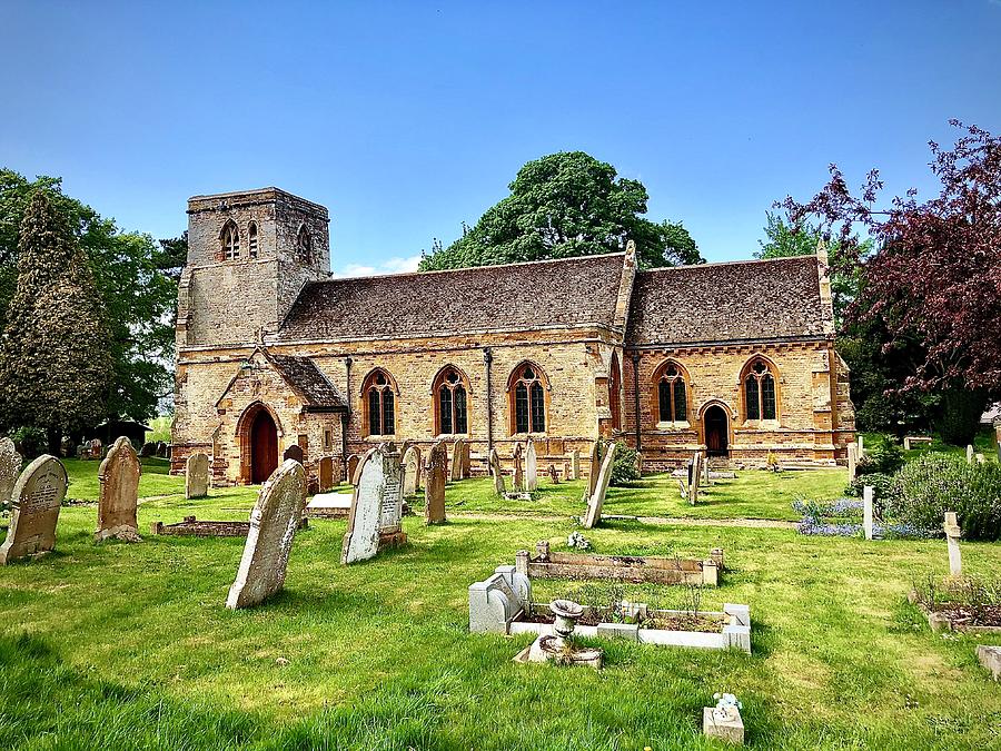 All Saints Church Pitsford Photograph by Gordon James