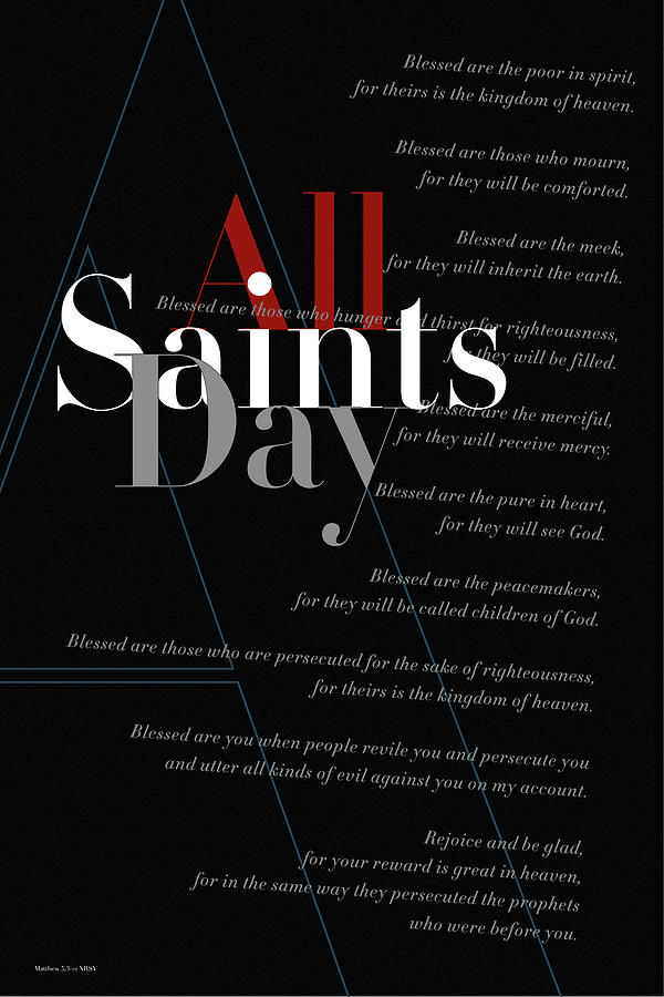All Saints Day Digital Art by Chuck Mountain