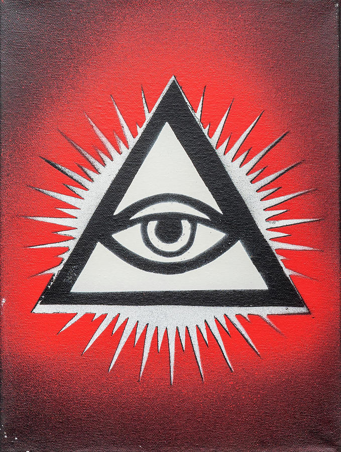 All-seeing Eye 2024 painting