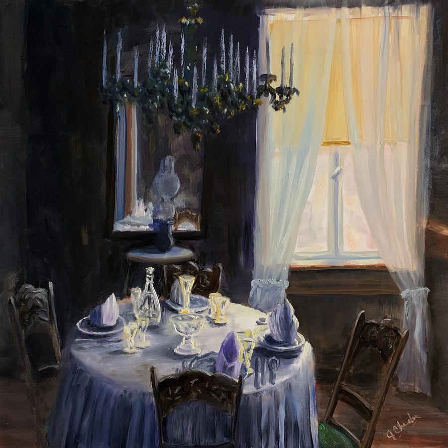All Set for Dinner Painting by Jan Chesler