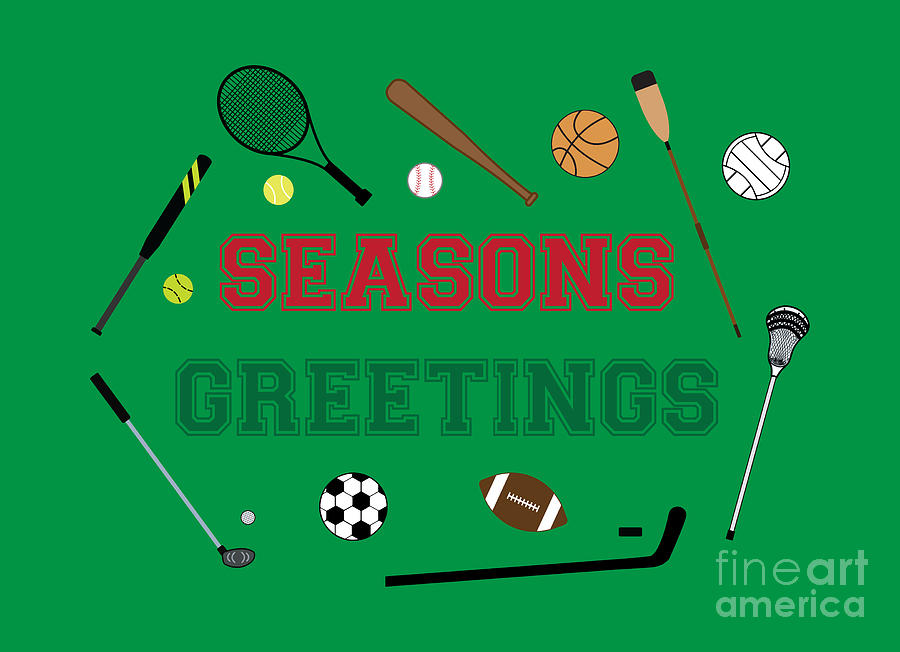 All Sports Seasons Greetings Digital Art