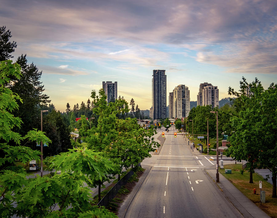 All Streets Lead to Coquitlam Center Photograph by Kathy Harms - Fine ...