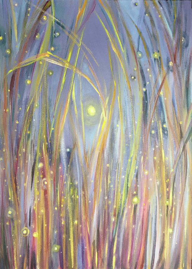 Summer Painting - All that Glimmers by Barbara Hranilovich