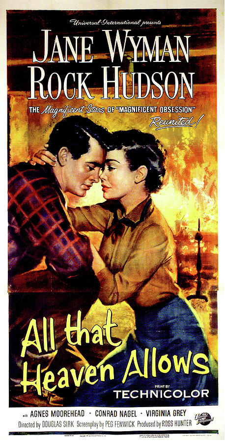 All that Heaven Allows poster 1955 Mixed Media by Movie World Posters