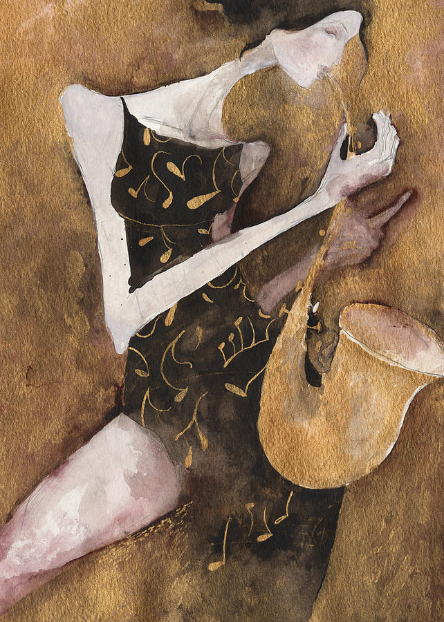 All that jazz Painting by Maya Manolova