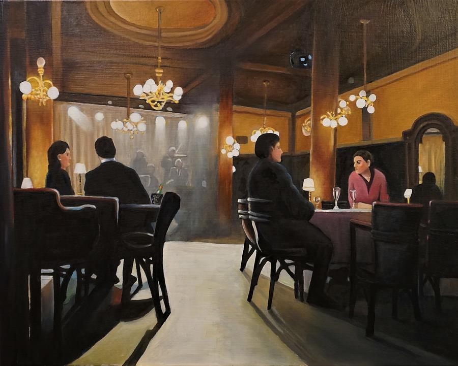 Realism Painting - All That Jazz by Nathan Katz