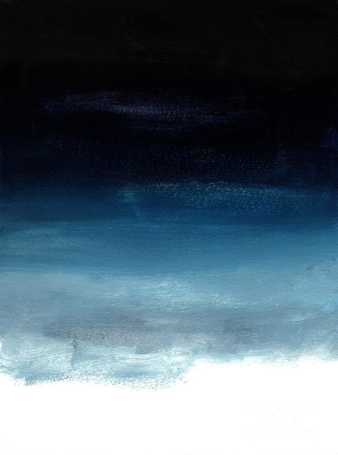 All that there is - Deep Blue  Painting by Emma Haughian under Janine Riley