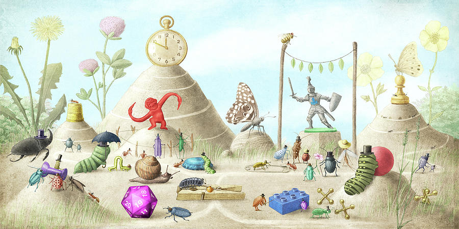 All the Many Wonders Drawing by Eric Fan