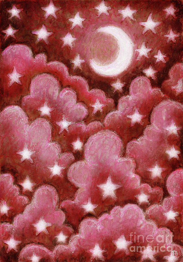 All The Red Stars  Painting by Amy E Fraser