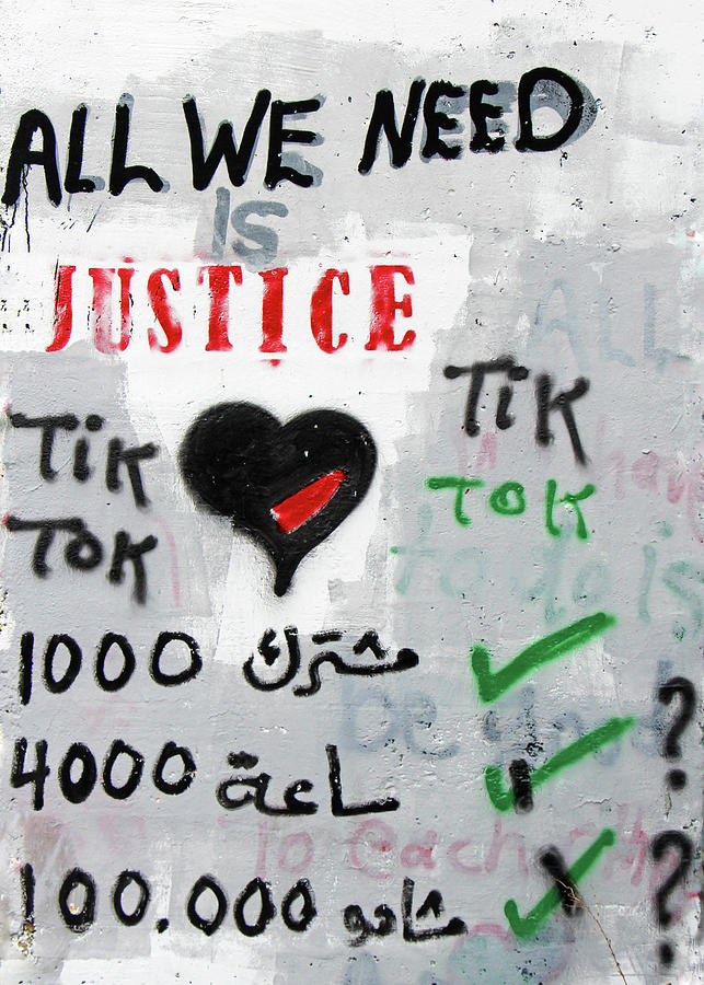 All We Need Is Justice Photograph by Munir Alawi