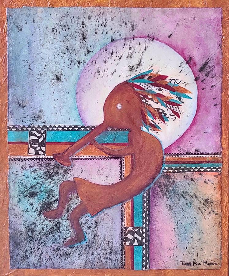 All Who Wander Are Not Lost Mixed Media by Terry Ann Morris