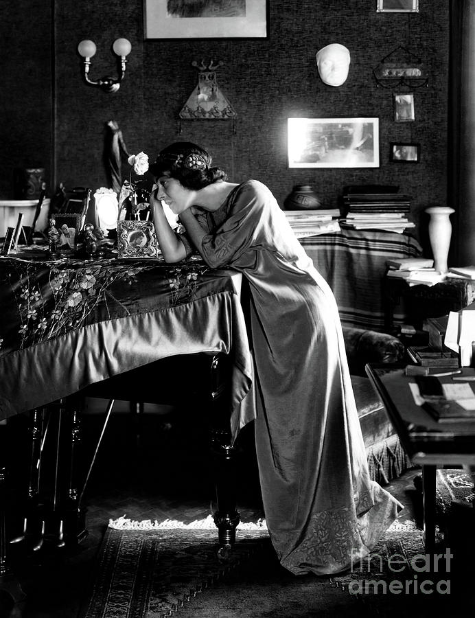 Alla Nazimova Photograph by Sad Hill - Bizarre Los Angeles Archive