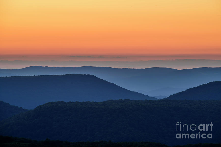 Allegheny Mountain Summer Sunrise Photograph by Thomas R Fletcher
