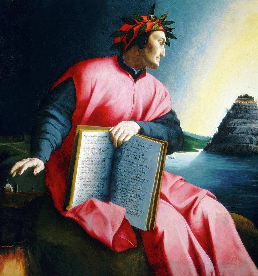 Bronzino Painting - Allegorical Portrait of Dante by Florentine School